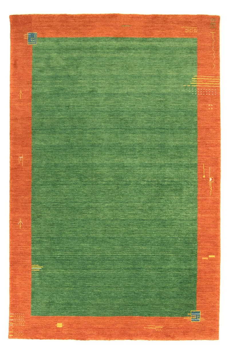 Gabbeh Teppich - Indus 120 x 180 cm - grün
