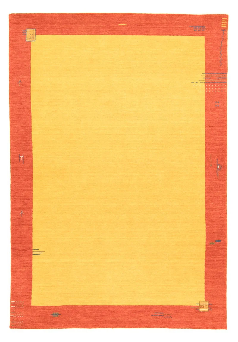 Gabbeh Teppich - Indus 120 x 180 cm - gold