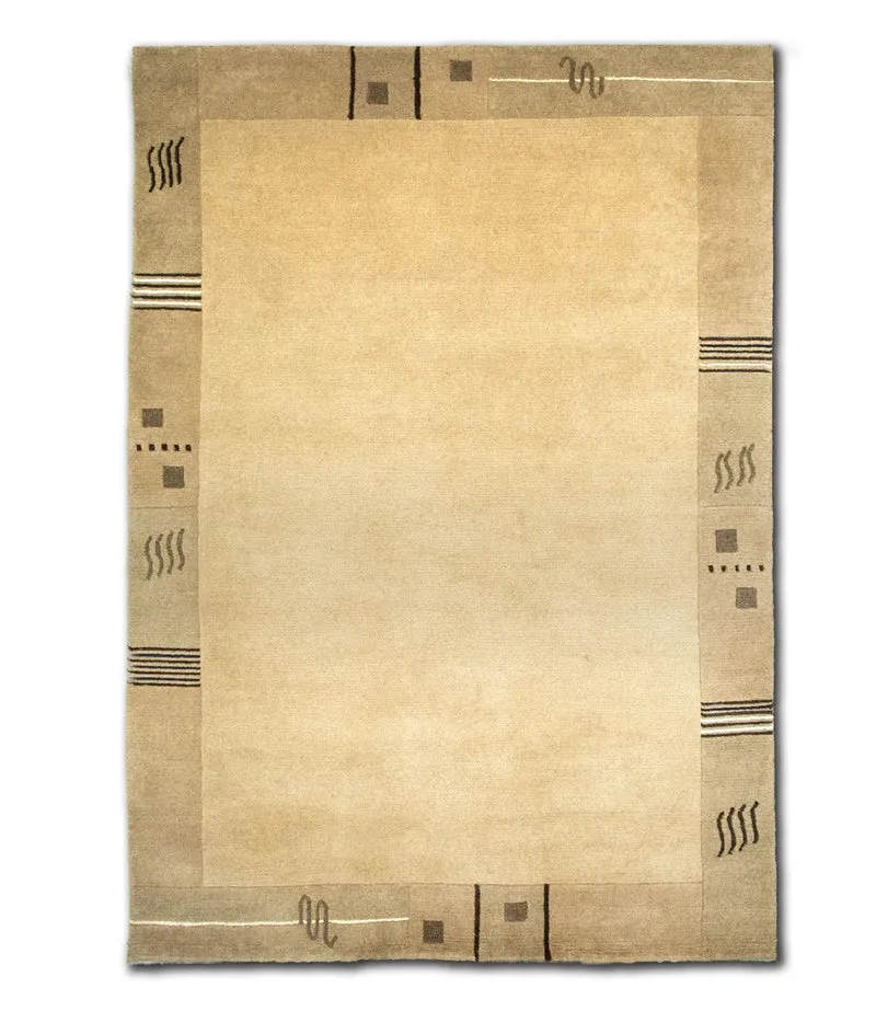 Nepal Teppich 170 x 240 cm - beige