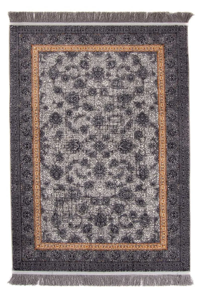 Orientalischer Webteppich - 100 x 150 cm - grau