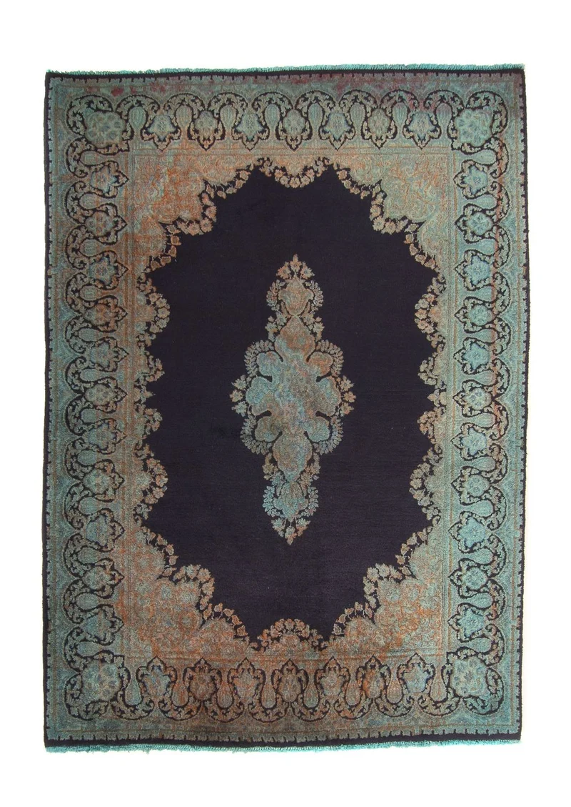 Orientteppich 151 x 199 cm - dunkelblau