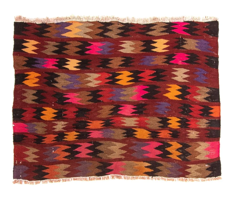 Kelim Teppich - Old 75 x 115 cm - mehrfarbig
