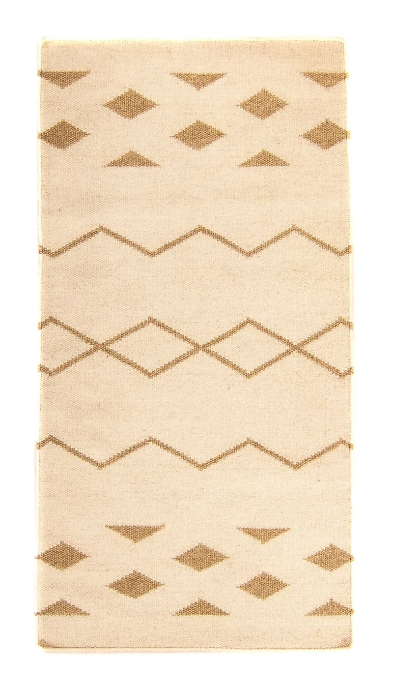 Kelim Teppich - Trendy 76 x 150 cm - beige
