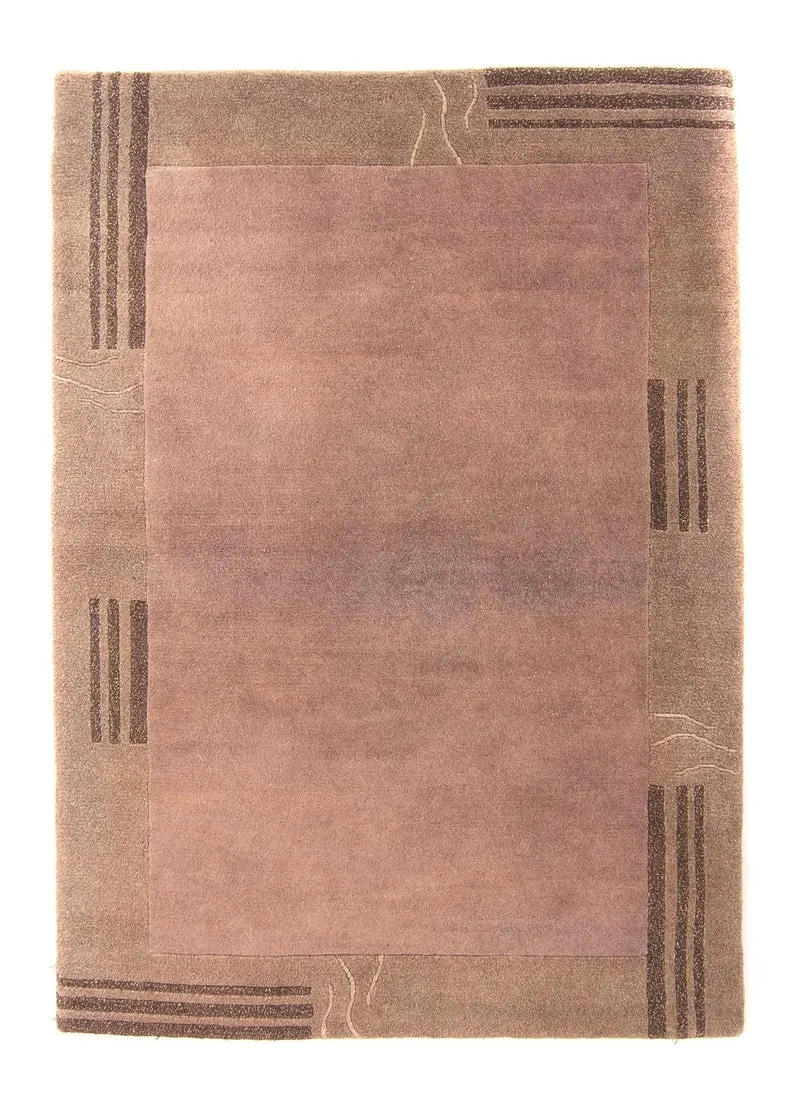 Nepal Teppich 124 x 180 cm - hellchoco