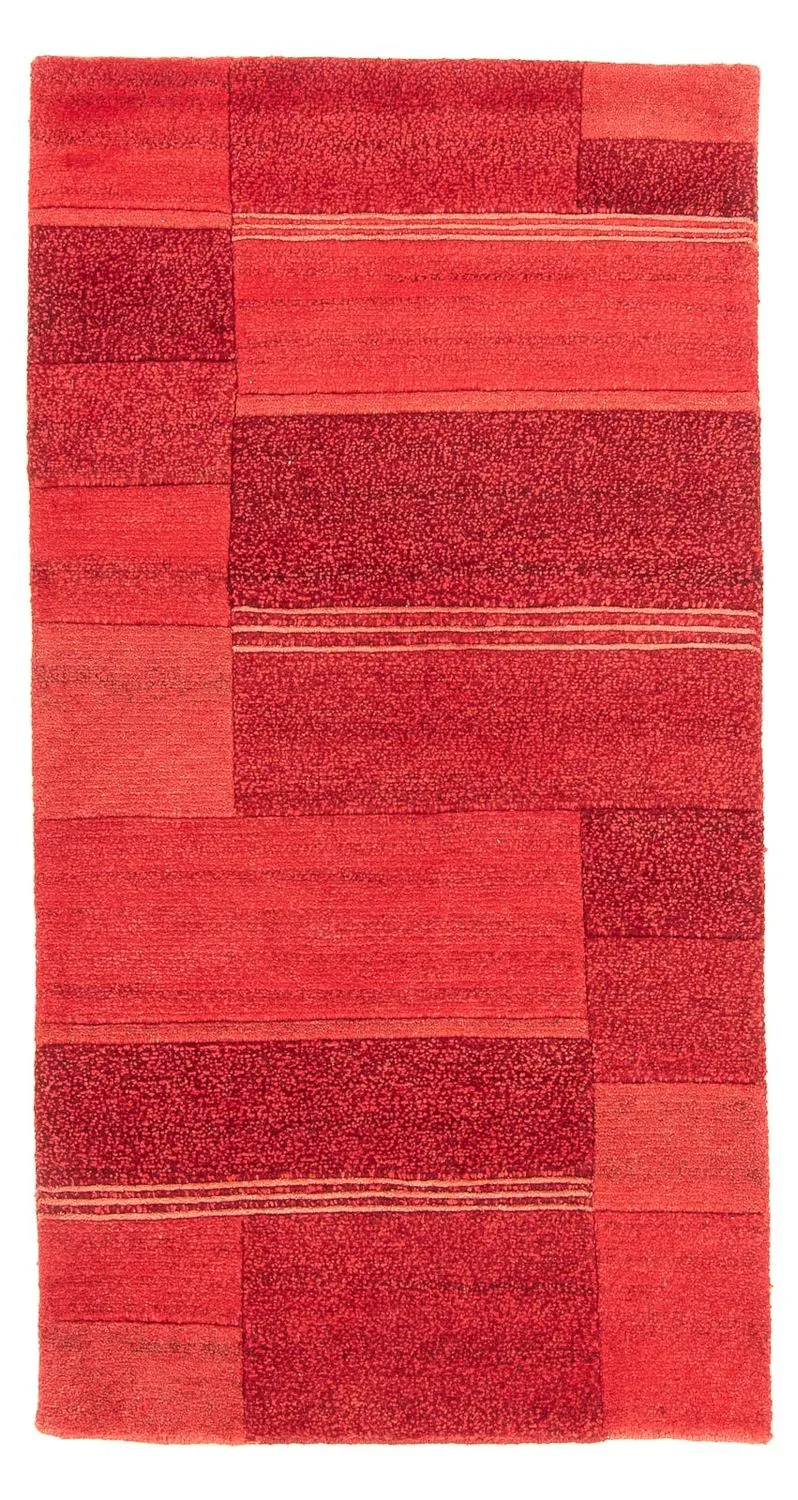Nepal Teppich - 72 x 140 cm - rot