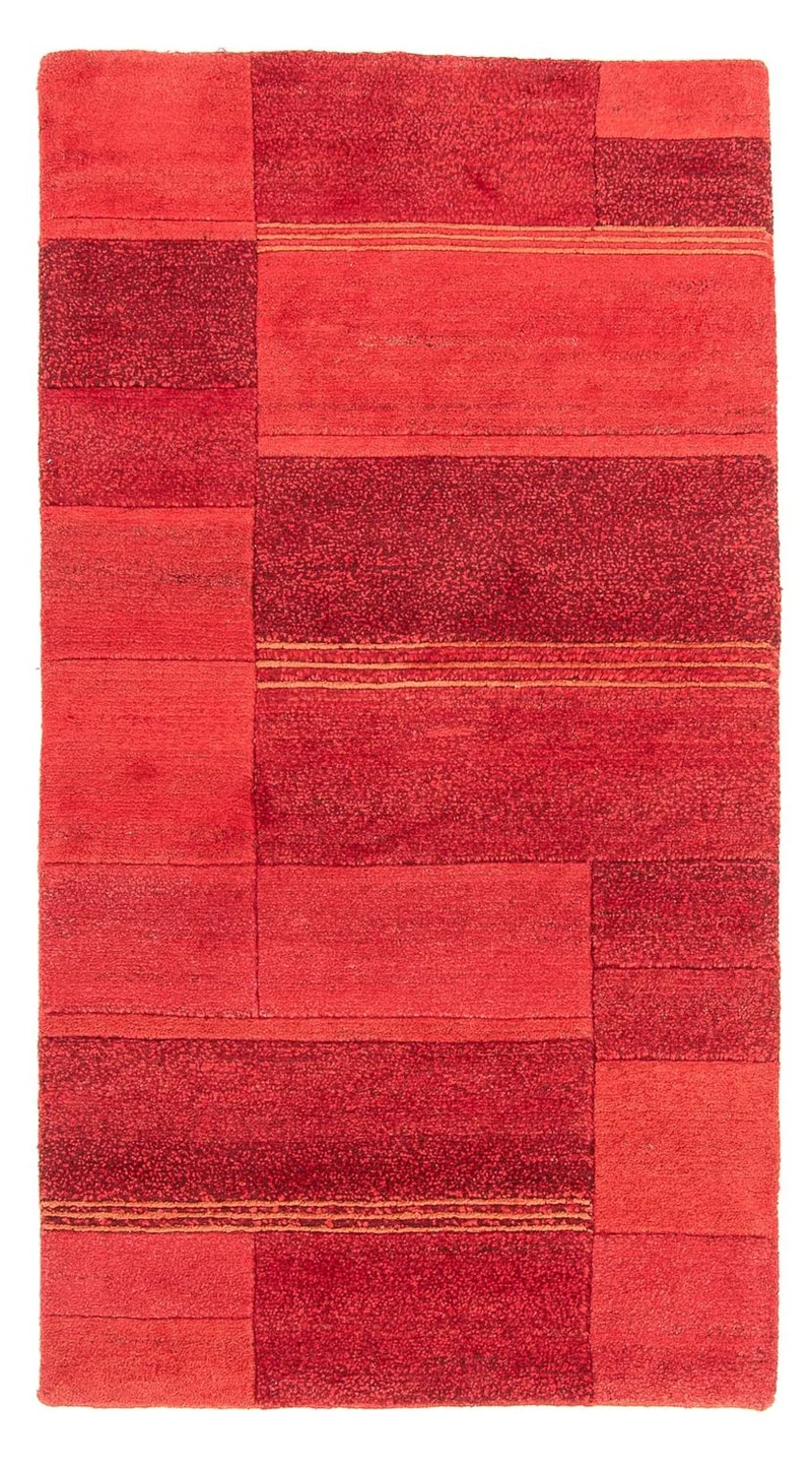 Nepal Teppich - 73 x 140 cm - rot