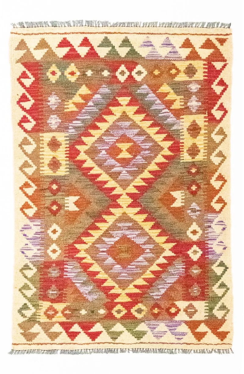 Kelim Teppich - Splash 75 x 117 cm - mehrfarbig