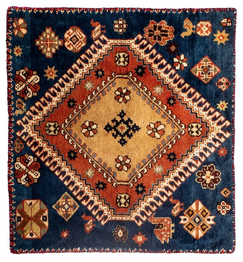 Perserteppich - Nomadic 68 x 70 cm - dunkelblau