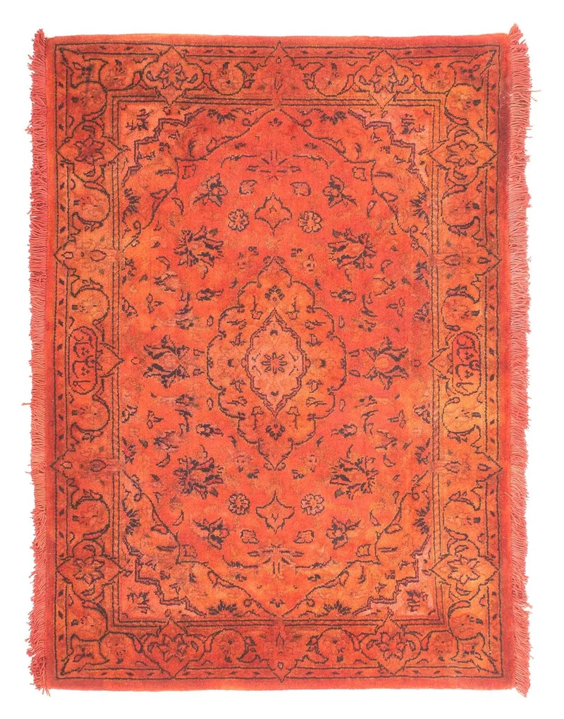 Orientteppich 70 x 95 cm - rost