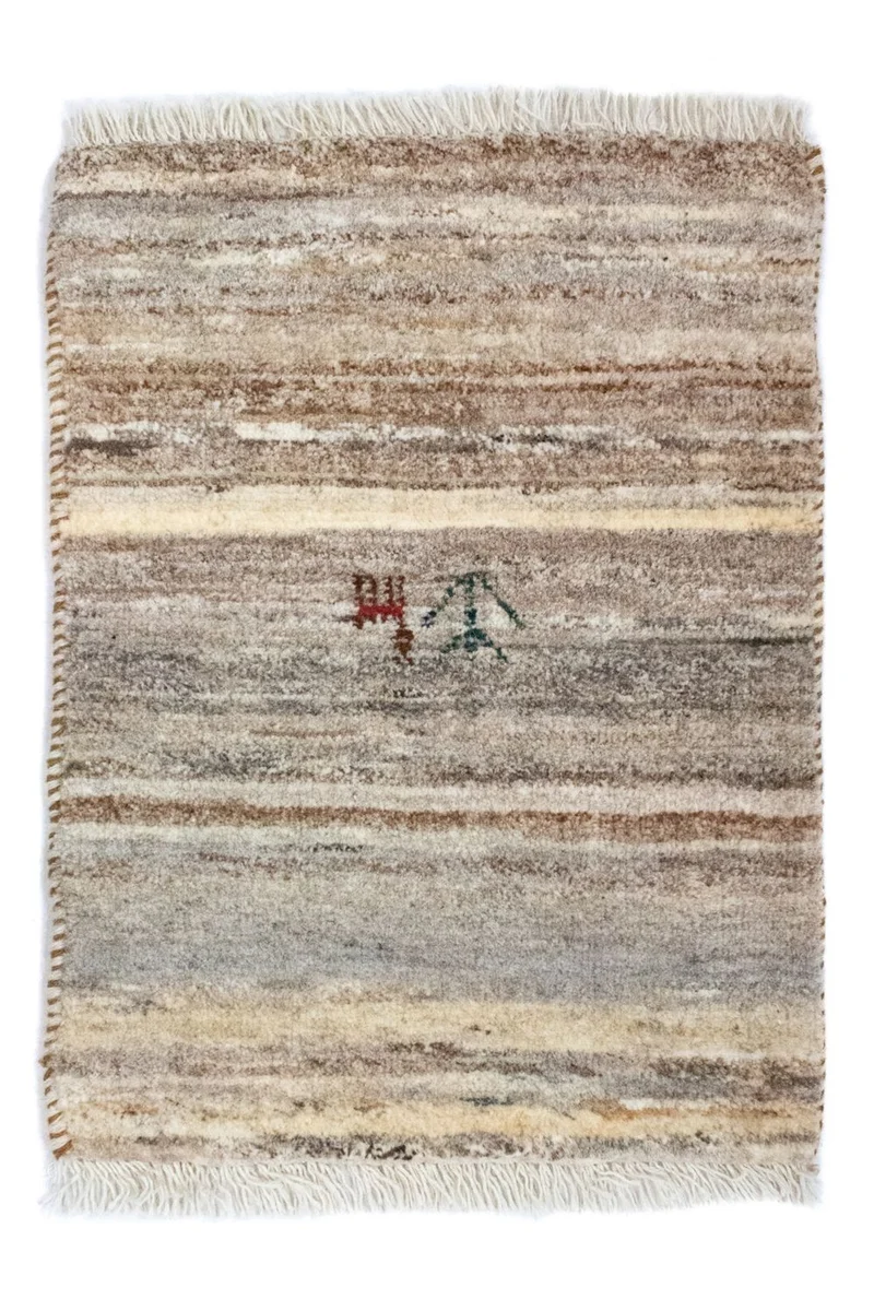 Gabbeh Teppich - Perser 40 x 60 cm - beige