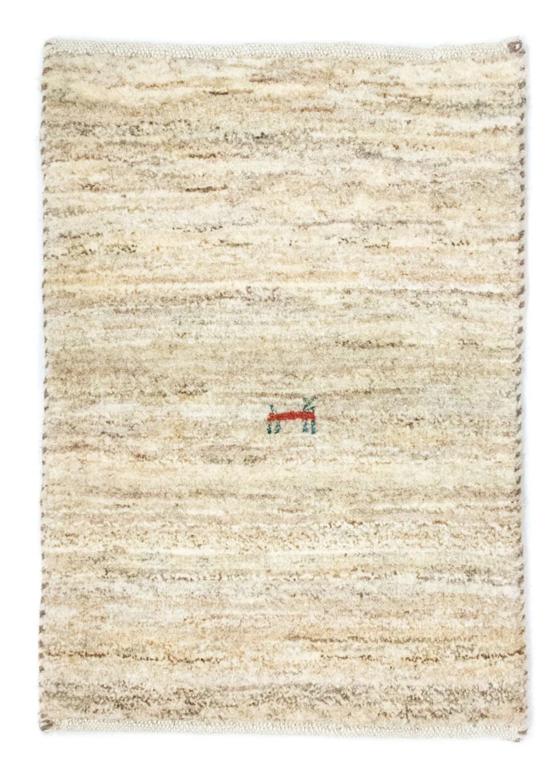 Gabbeh Teppich - Perser 40 x 60 cm - beige