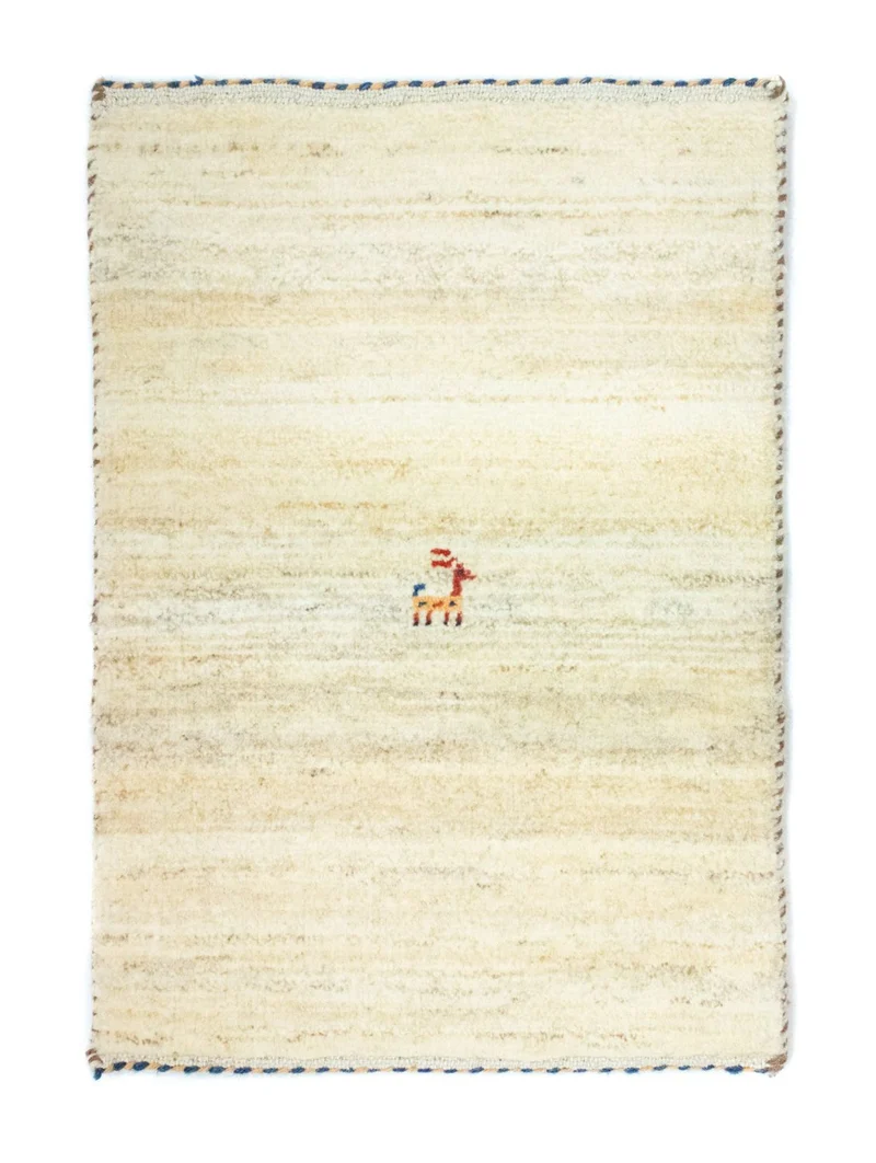 Gabbeh Teppich - Perser 40 x 60 cm - beige