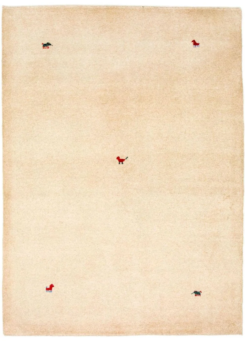 Gabbeh Teppich - Indus 140 x 200 cm - beige