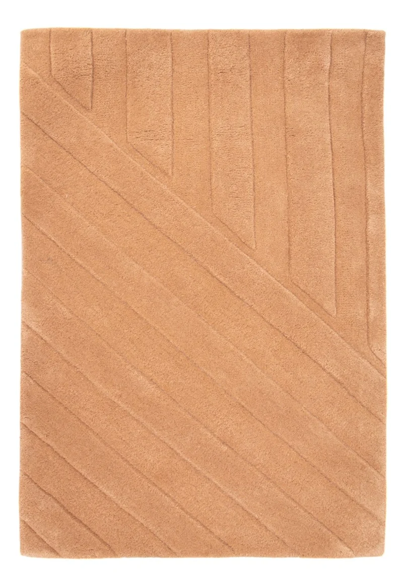 Wollteppich - 60 x 90 cm - lachs