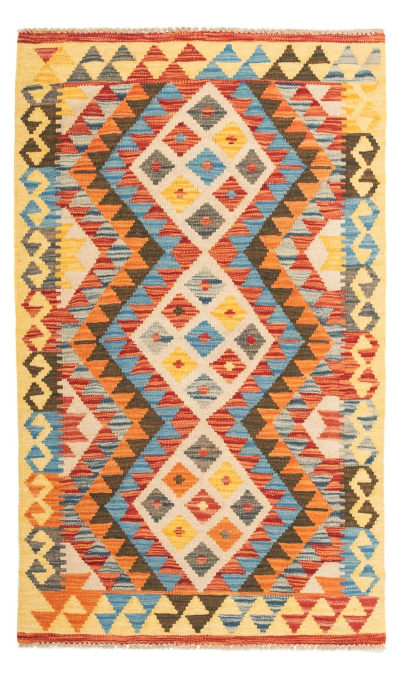 Kelim Teppich - Splash 80 x 125 cm - mehrfarbig