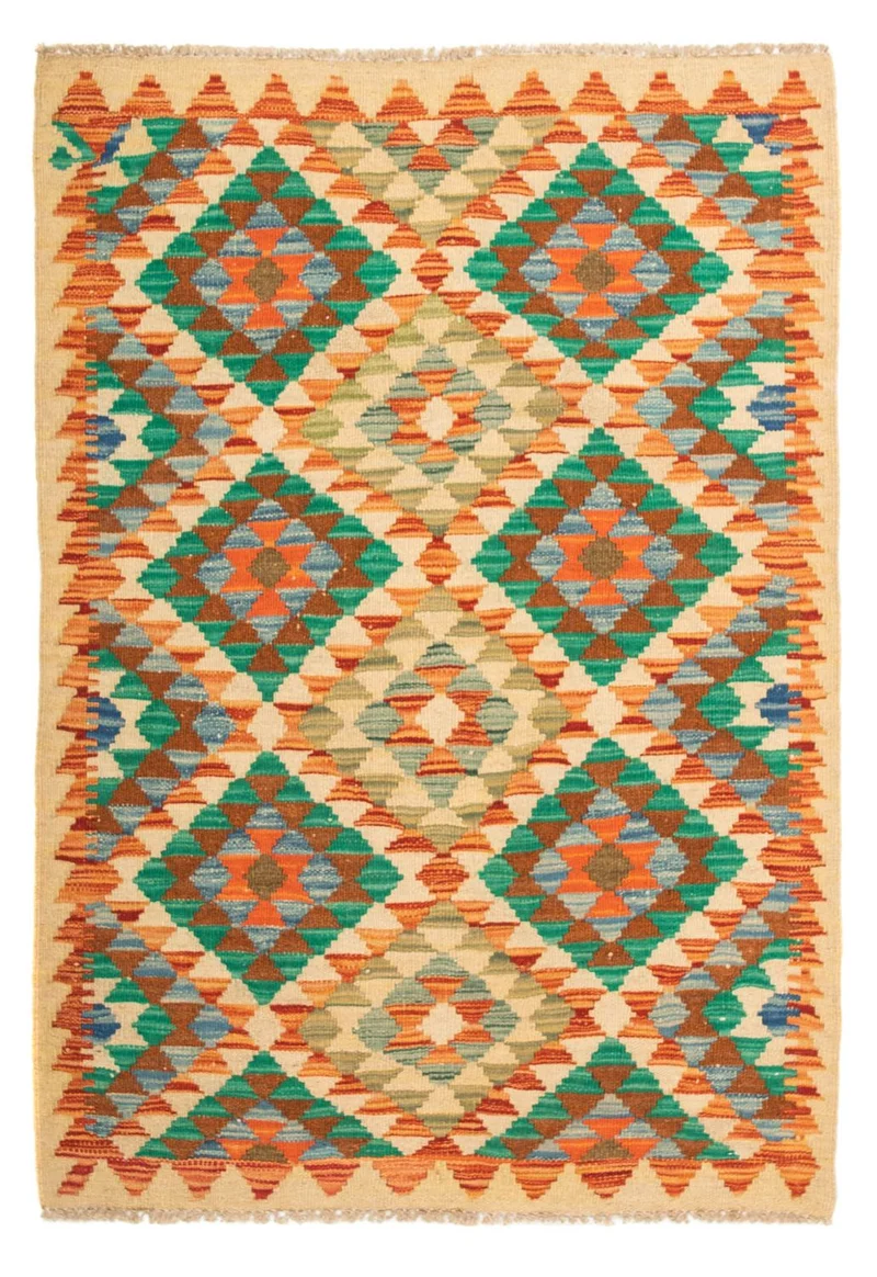 Kelim Teppich - Splash 80 x 125 cm - mehrfarbig