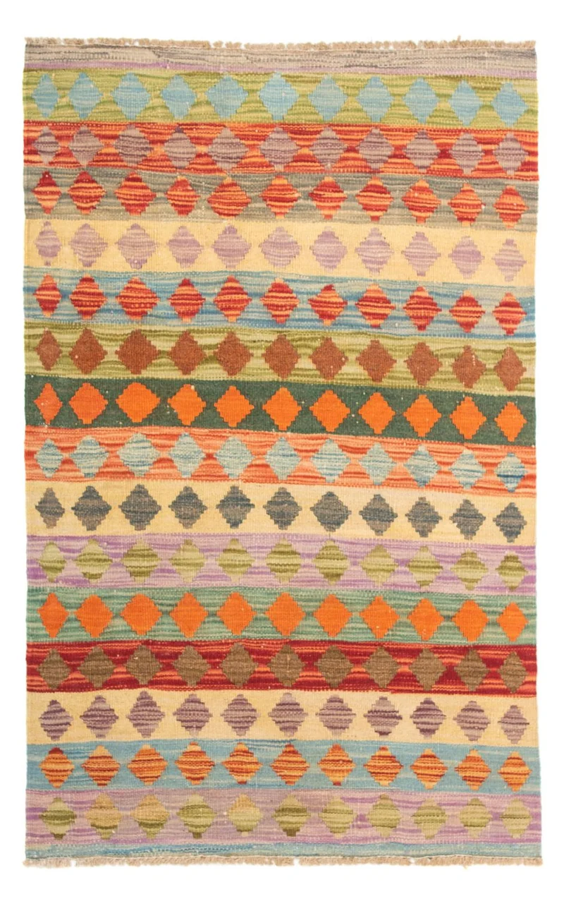 Kelim Teppich - Splash 80 x 125 cm - mehrfarbig