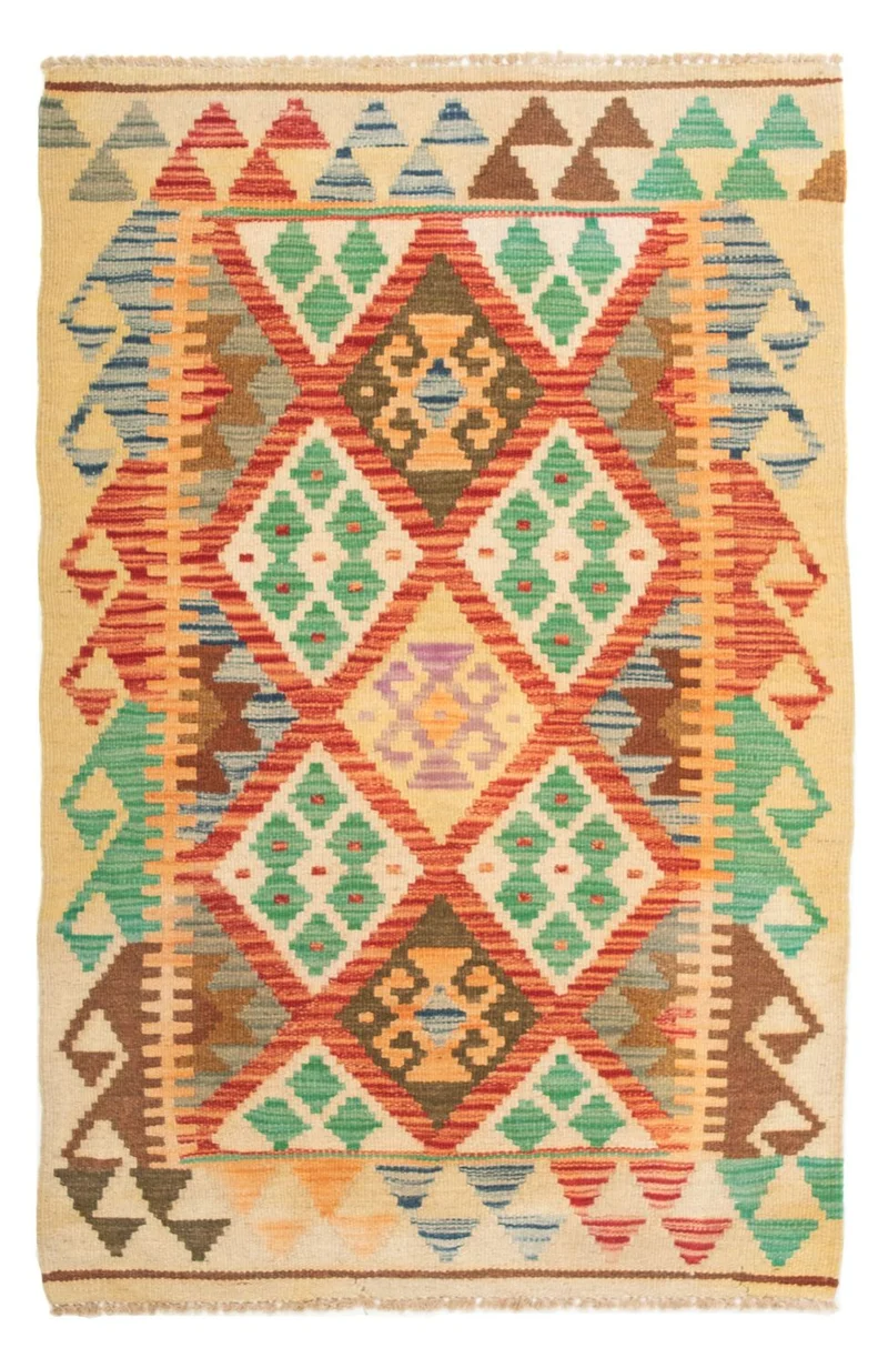 Kelim Teppich - Splash 80 x 125 cm - mehrfarbig
