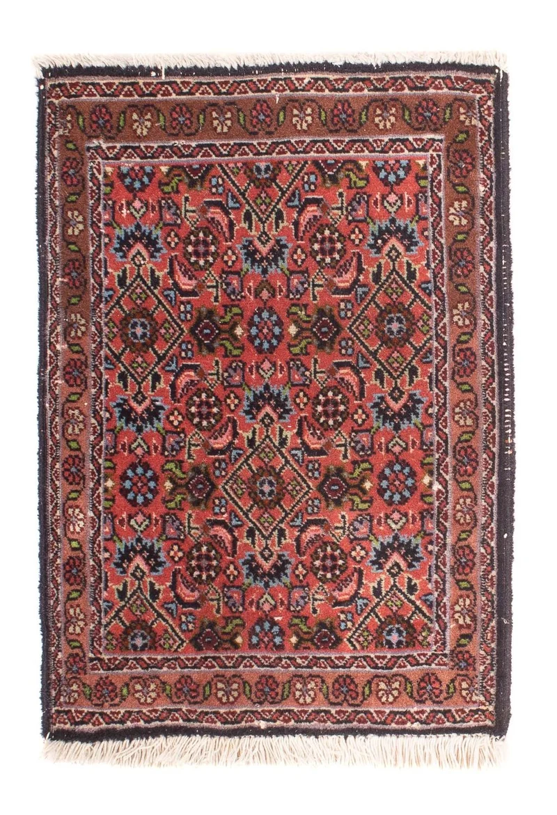 Perserteppich - Bidjar 40 x 60 cm - hellrot