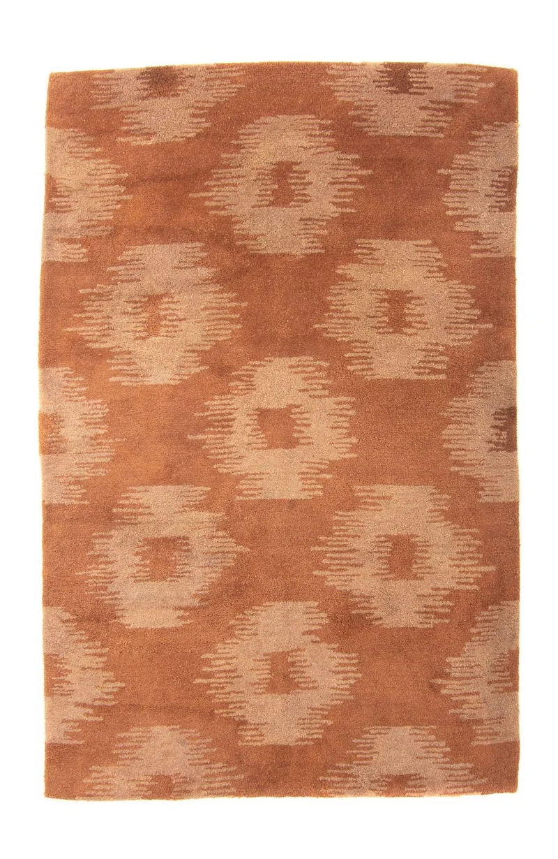 Wollteppich 148 x 235 cm Wohnzimmer Teppich