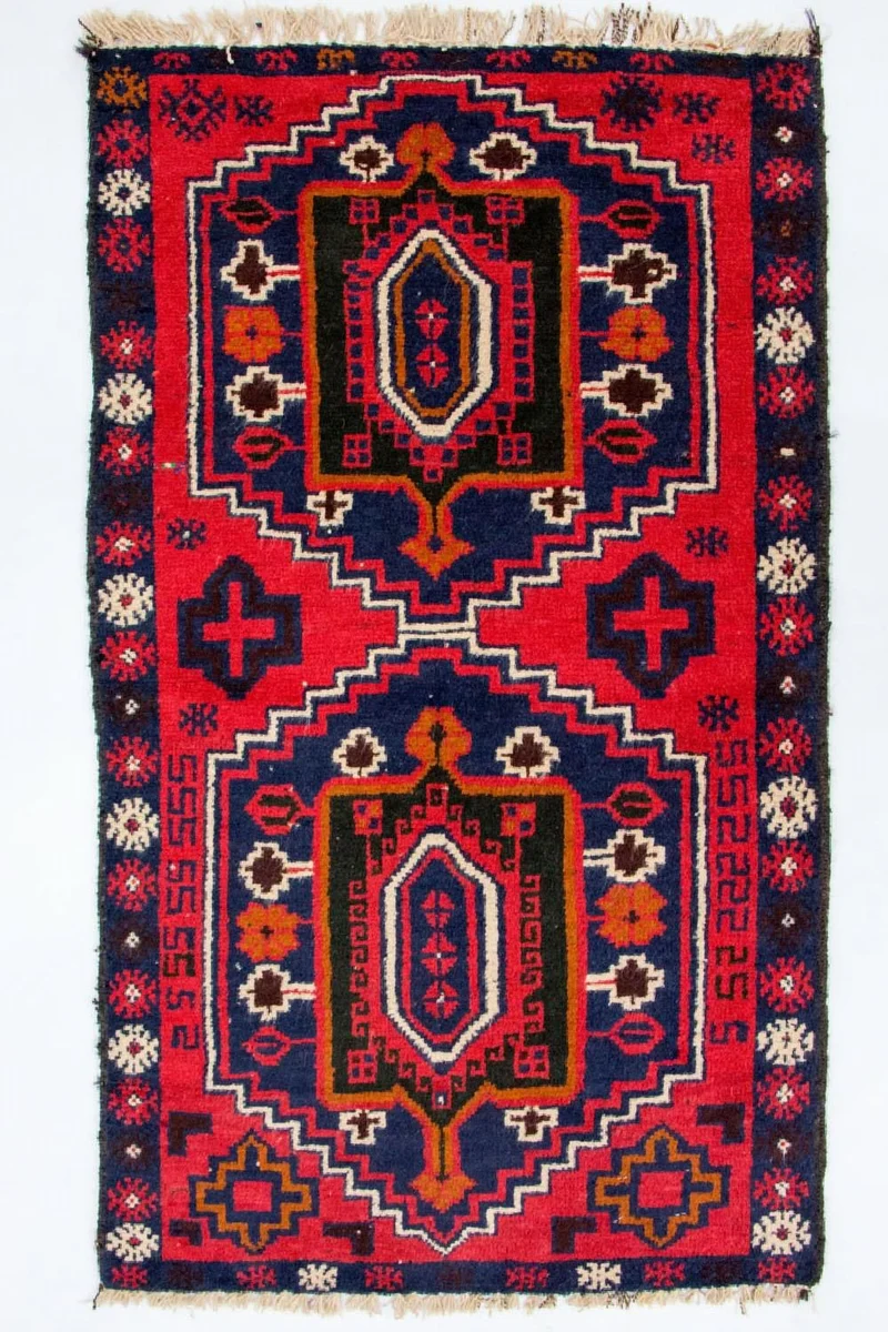 Belutsch Teppich 78 x 135 cm - rot