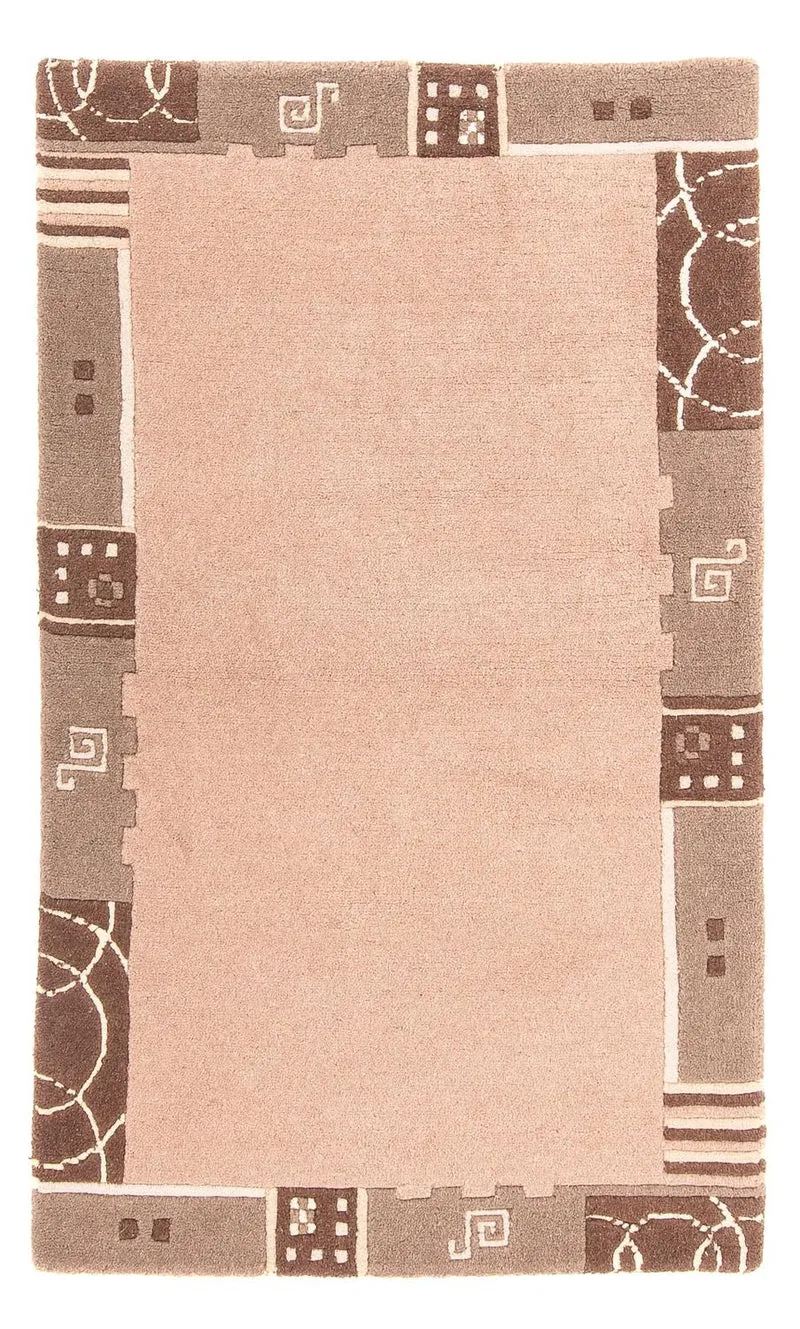 Nepal Teppich - 83 x 148 cm - hellbraun