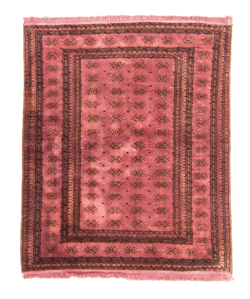 Orientteppich 131 x 165 cm - hellrot