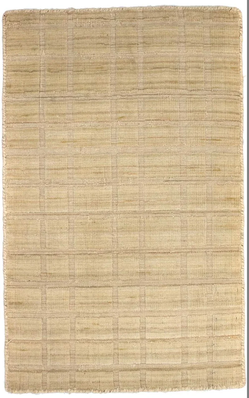 Wollteppich 55 x 89 cm Fußmatte