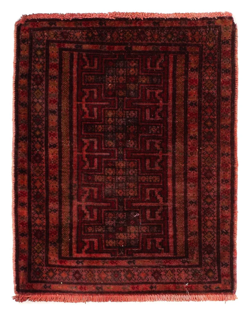 Orientteppich 56 x 76 cm - hellrot