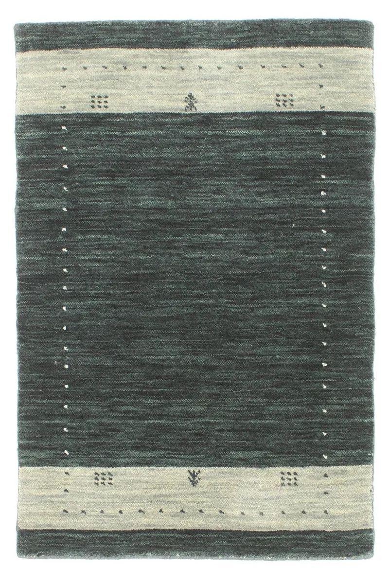 Gabbeh Teppich - Softy 64 x 93 cm - anthrazit