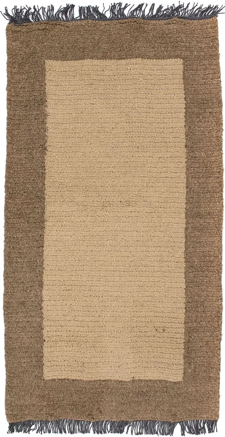 Nepal Teppich 70 x 140 cm - beige