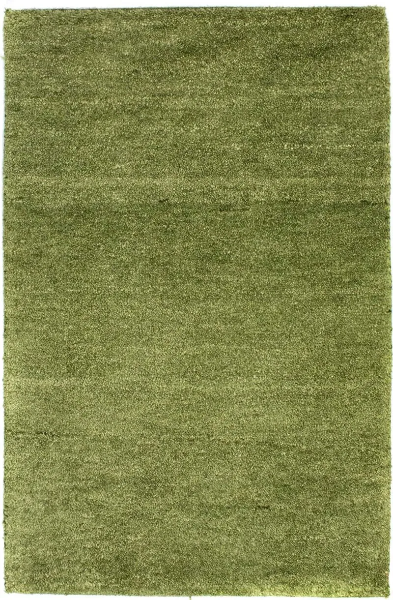 Gabbeh Teppich - Indus 60 x 90 cm - hellgrün
