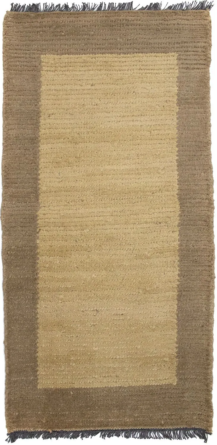 Nepal Teppich 70 x 140 cm - beige