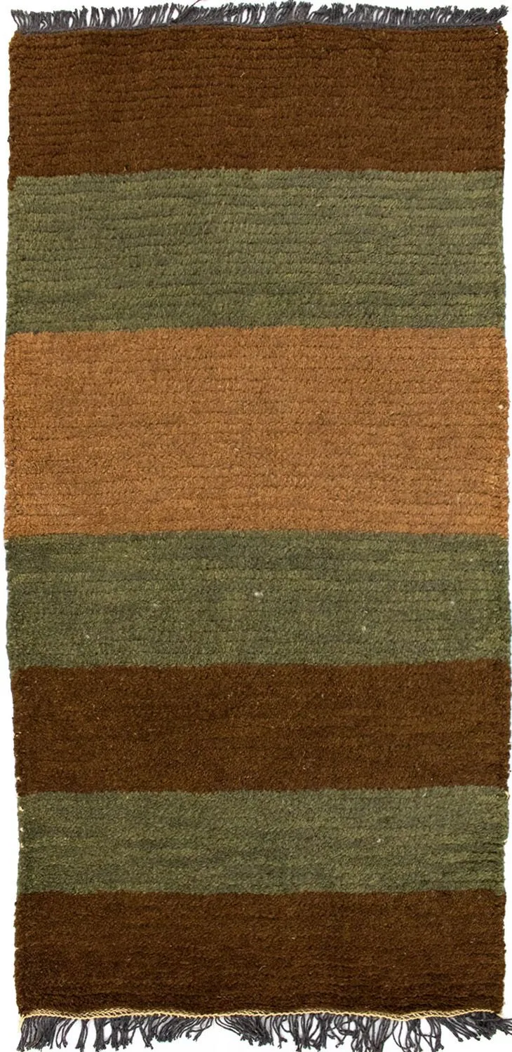 Nepal Teppich 70 x 140 cm - mehrfarbig