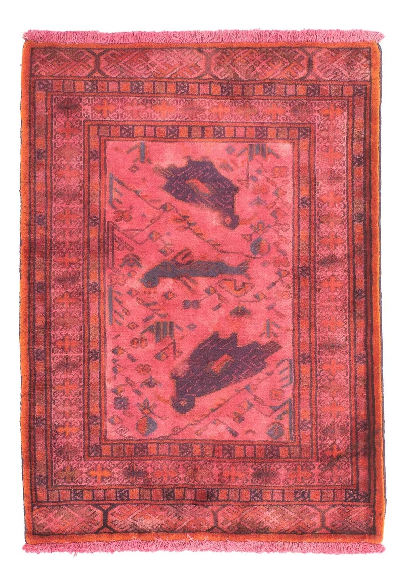 Turkaman Teppich 63x86cm - Orientteppich