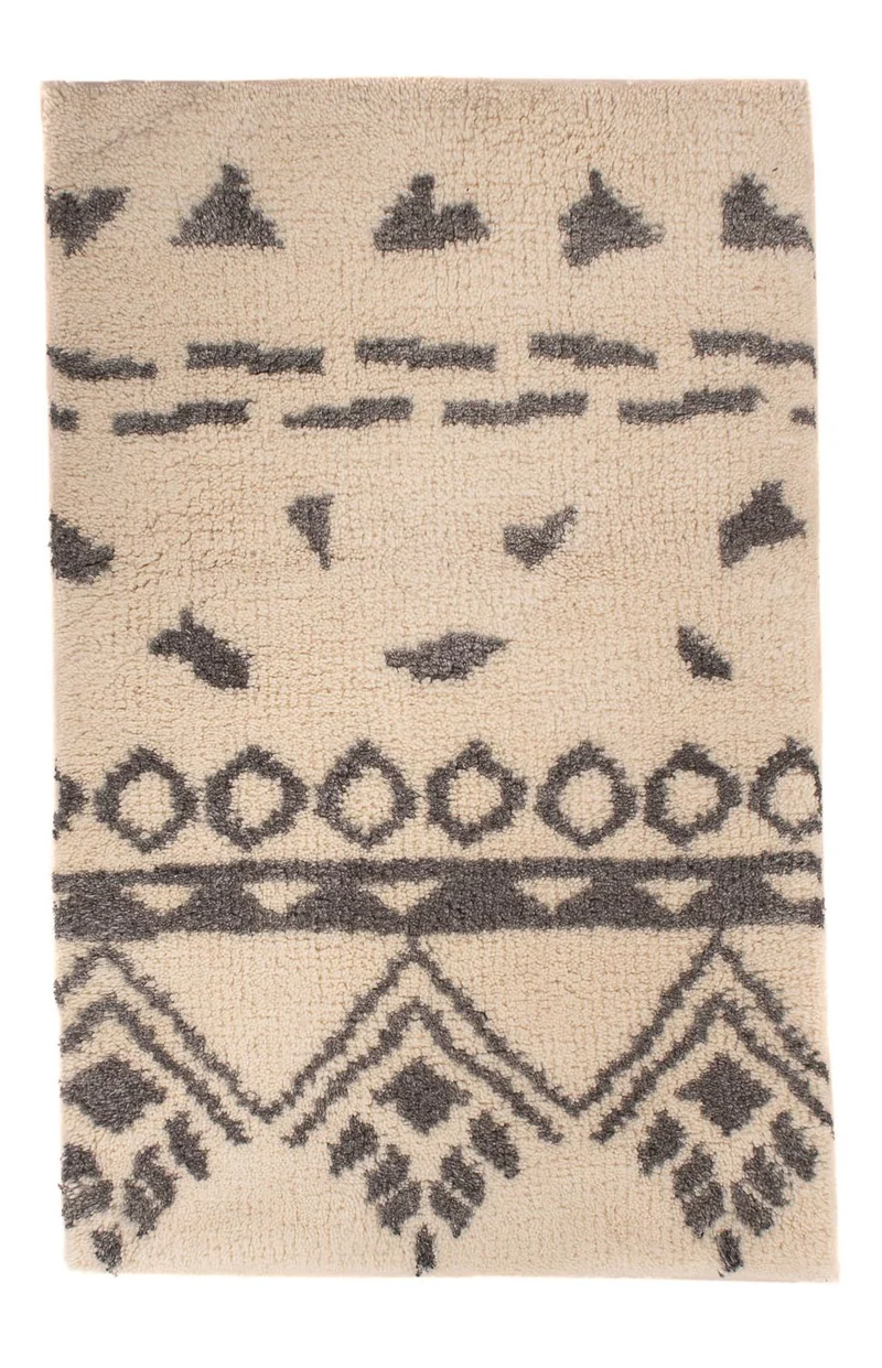 Berber Teppich 60x93cm - Wollteppich