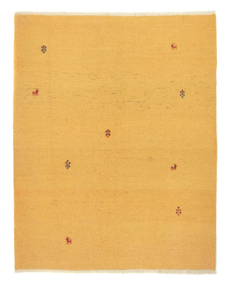 Gabbeh Persisch Teppich 151x198cm - Perserteppich Wollteppich