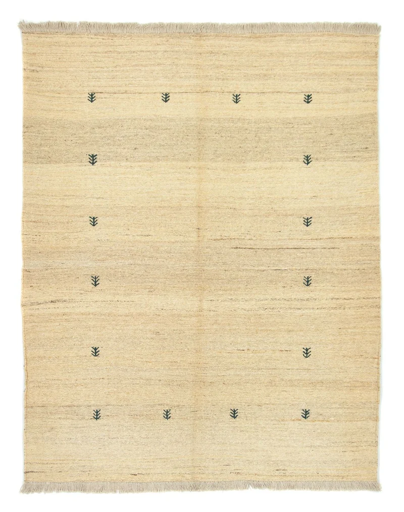 Gabbeh Persisch Teppich 150x192cm - Perserteppich Wollteppich