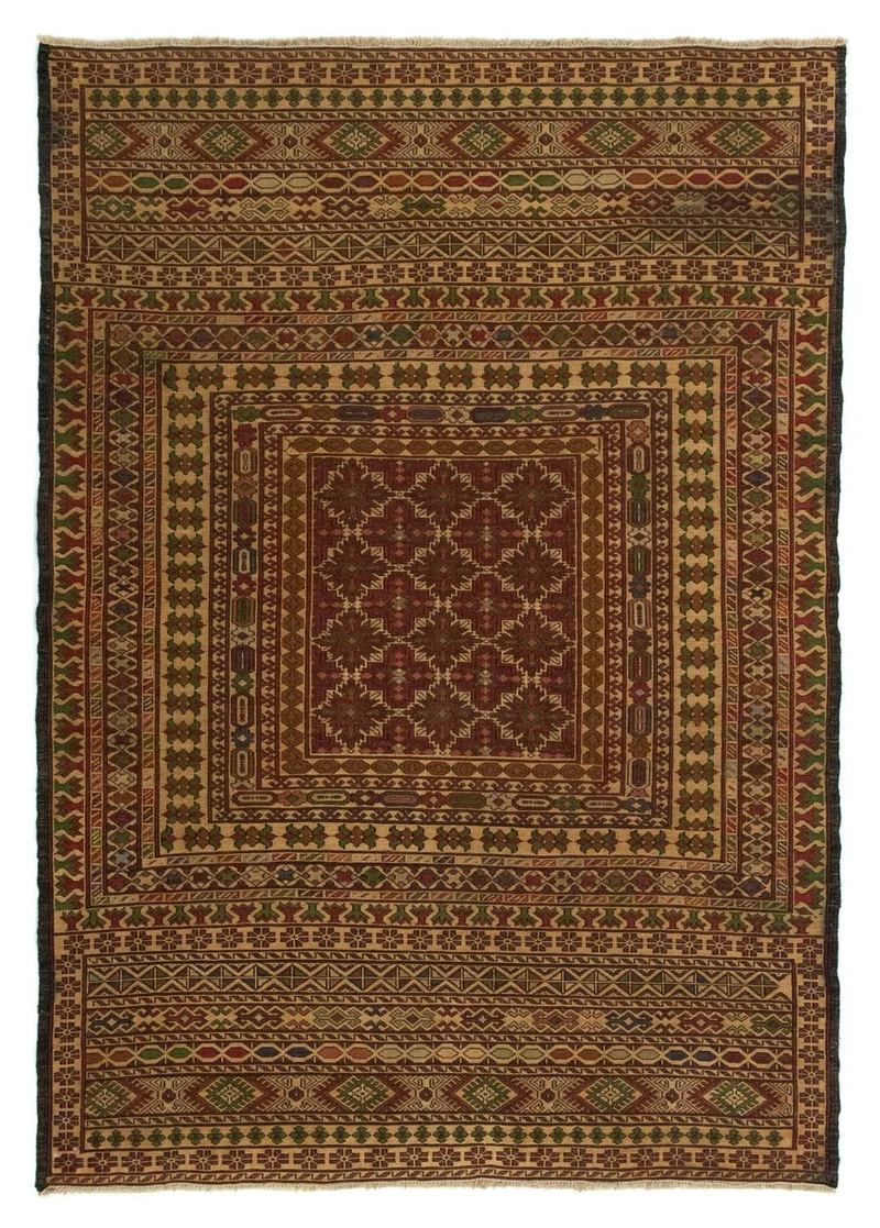 Kelim Teppich - Oriental 94 x 138 cm - mehrfarbig
