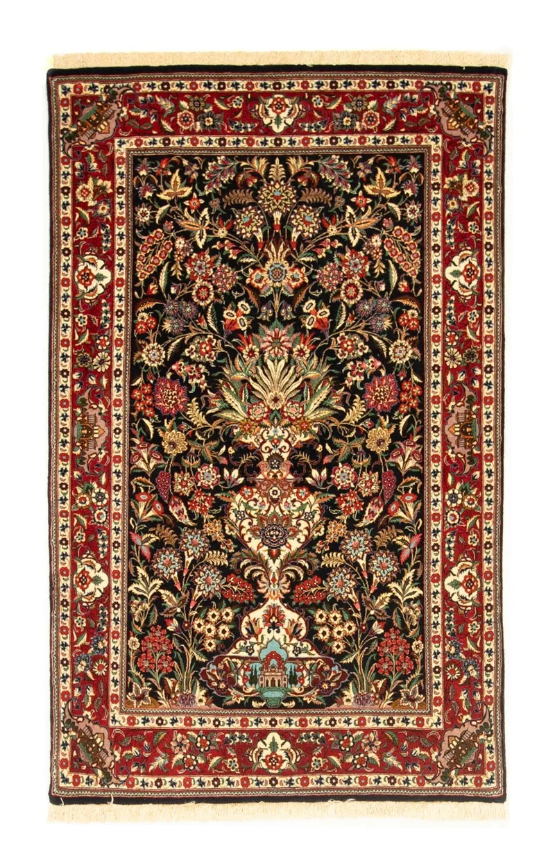 Ghom Teppich 107x163cm - Perserteppich