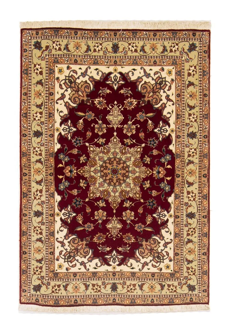 Täbriz - 50 Raj Teppich 103x148cm - Perserteppich
