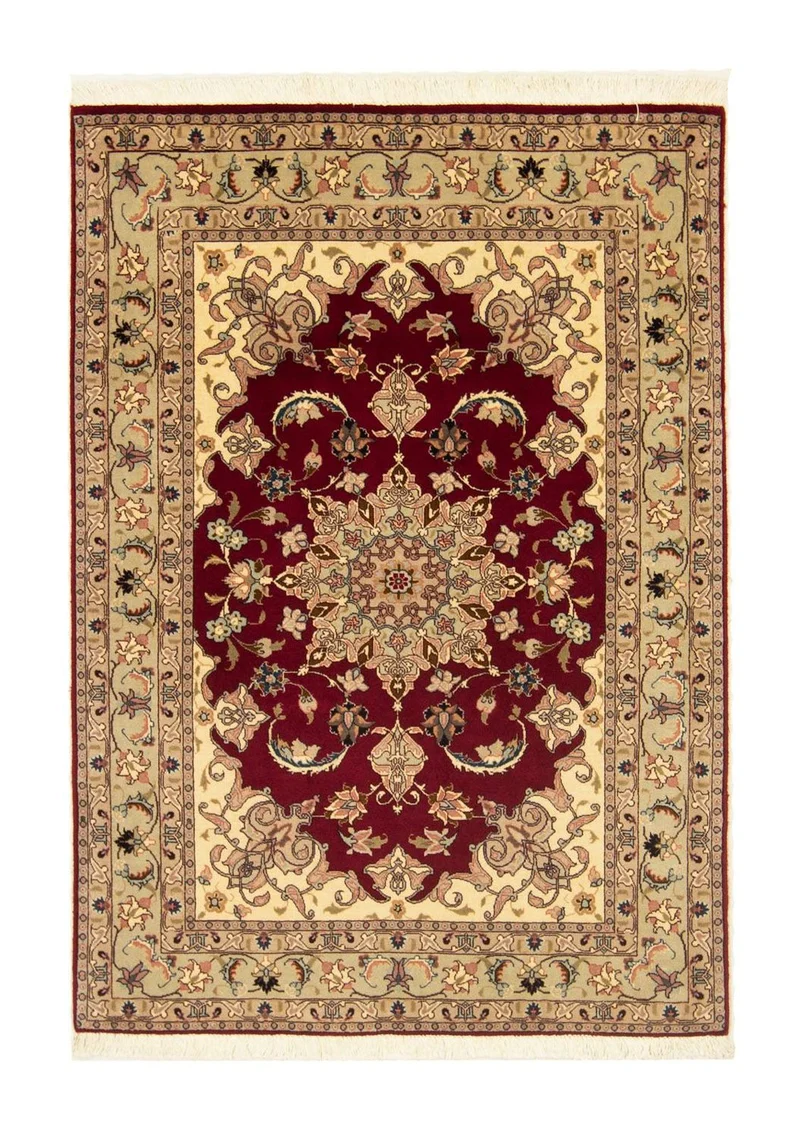 Täbriz - 50 Raj Teppich 100x150cm - Perserteppich