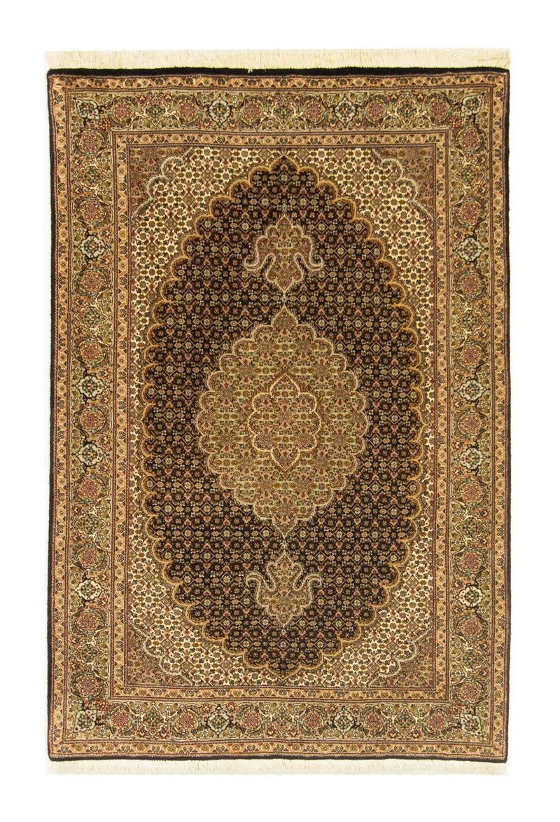 Täbriz - 50 Raj Teppich 102x151cm - Perserteppich