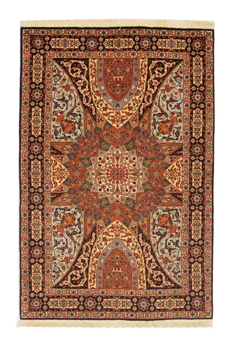 Täbriz - 50 Raj Teppich 100x153cm - Perserteppich