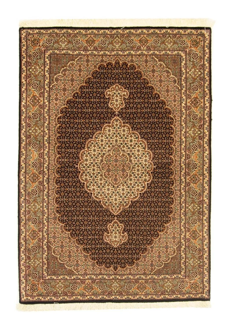 Täbriz - 50 Raj Teppich 102x148cm - Perserteppich