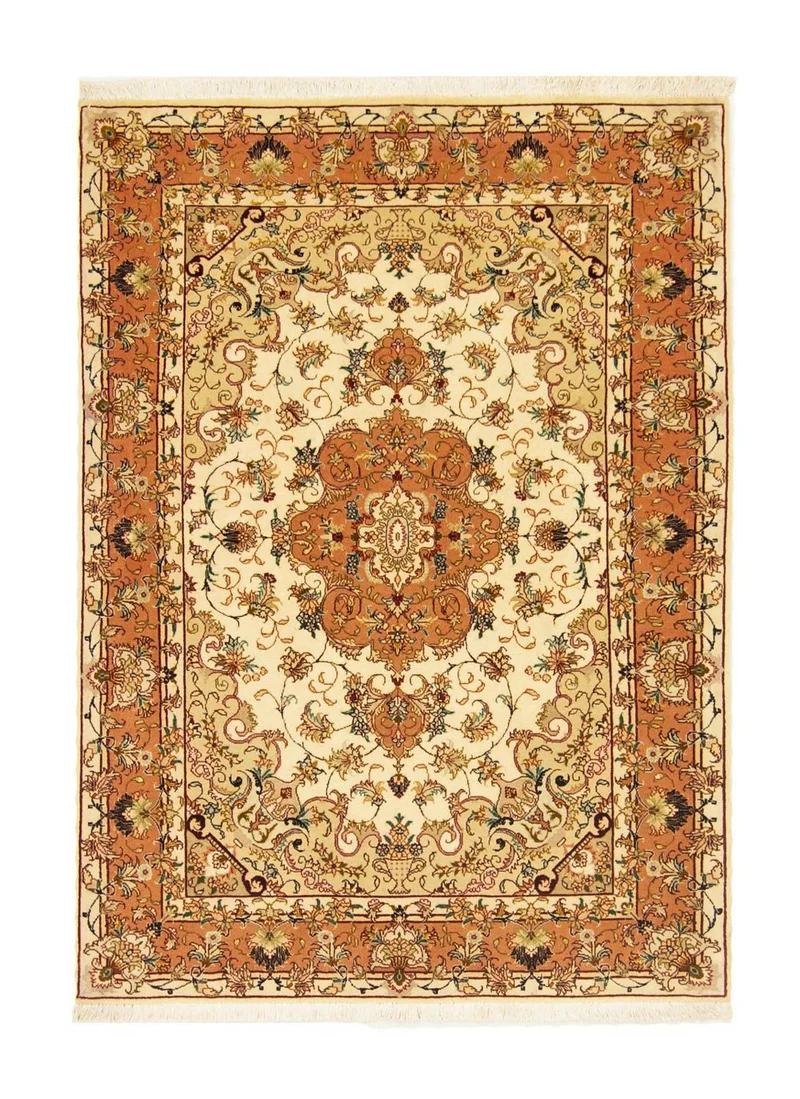 Täbriz - 50 Raj Teppich 103x143cm - Perserteppich