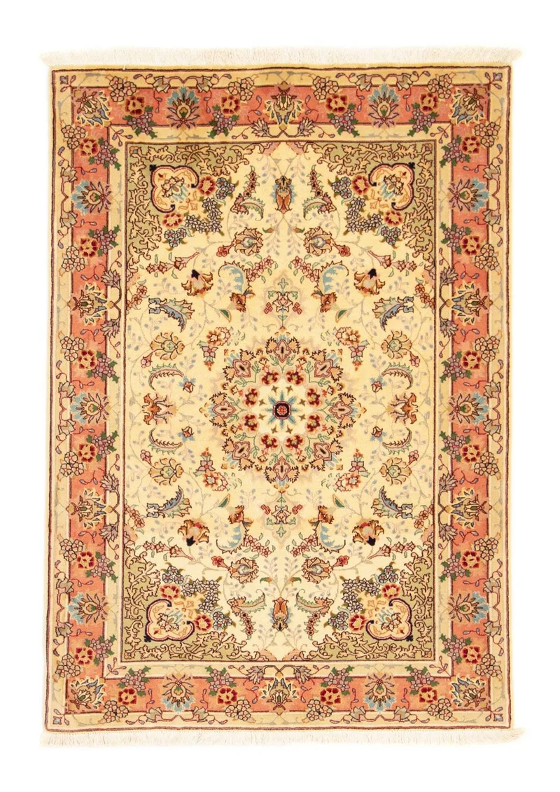 Täbriz - 50 Raj Teppich 102x148cm - Perserteppich