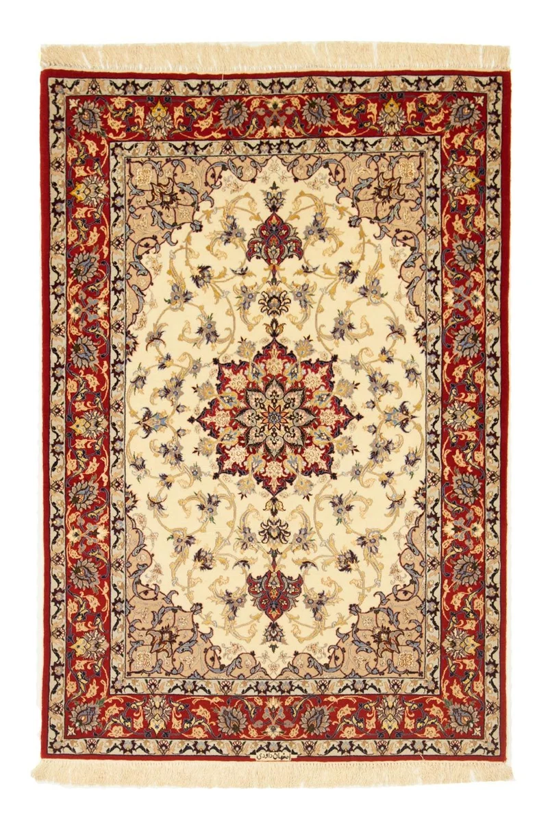Isfahan Teppich 111x163cm - Perserteppich