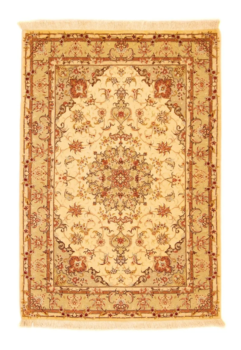 Täbriz - 50 Raj Teppich 104x147cm - Perserteppich