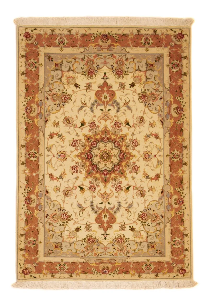 Täbriz - 50 Raj Teppich 104x151cm - Perserteppich